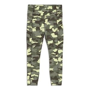Lululemon camo 25” leggings/tights